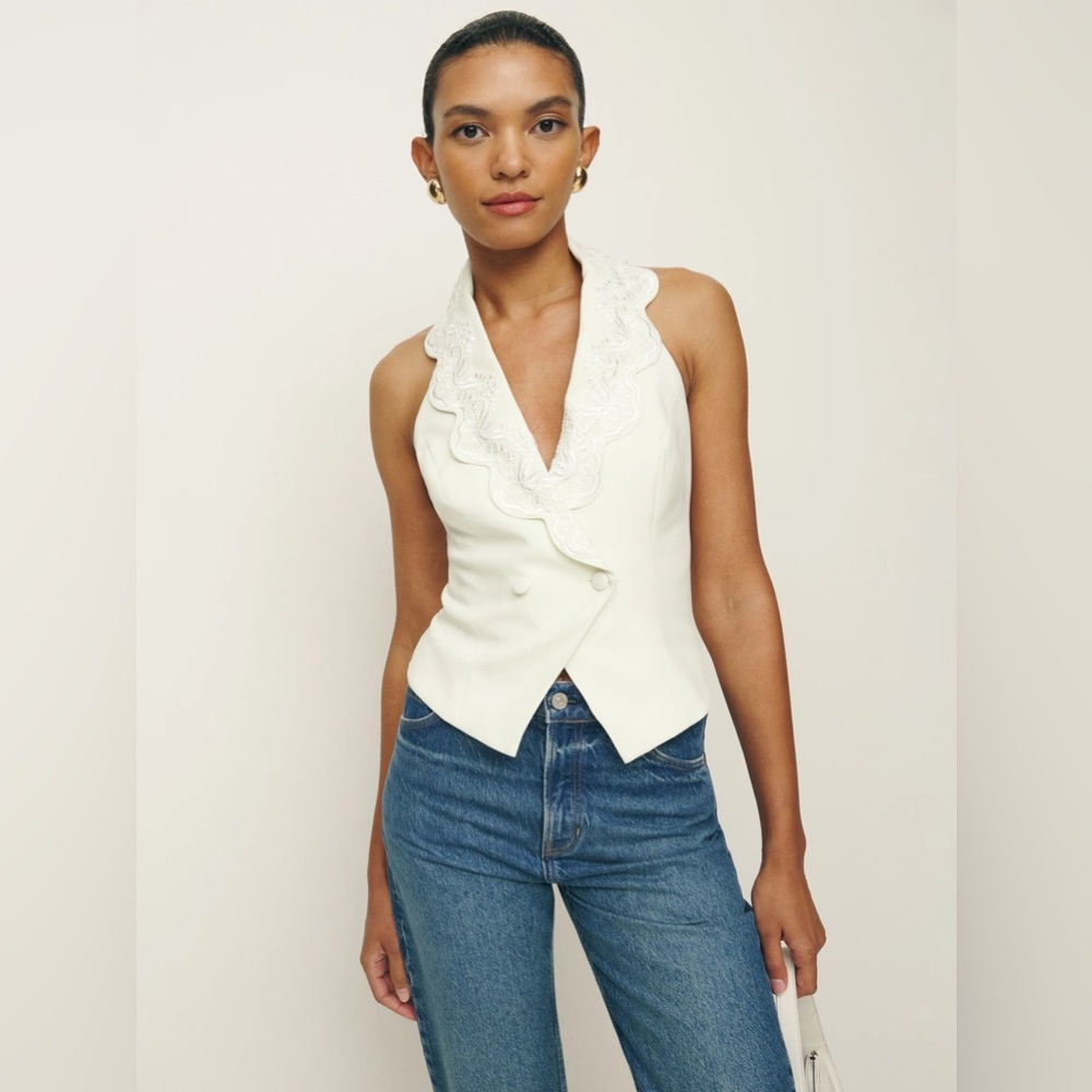 NWT reformation primrose vest size 4